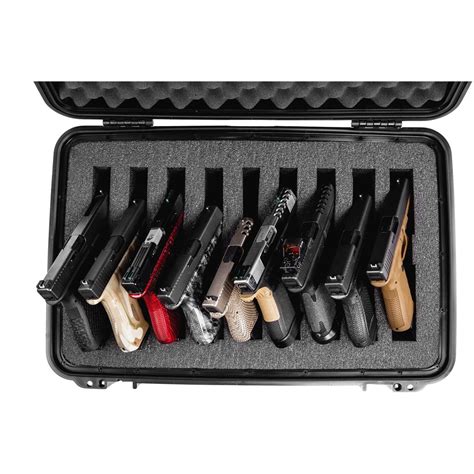 Quick Fire Cases QF920SC 9-Pistol Storage Case, w/ Keyed Locks - 579043 ...