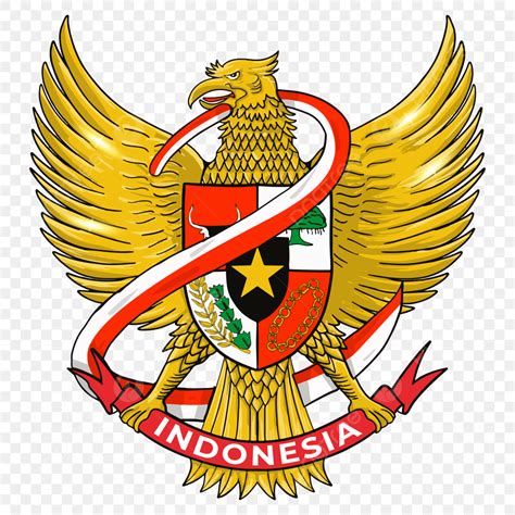 Indonesia Garuda Vector PNG Images, Garuda Indonesia Illustration With ...