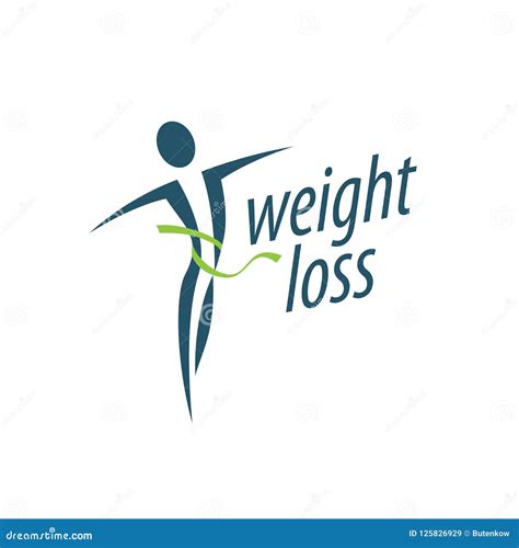 Weight loss logo stock vector. Illustration of limit - 125826929