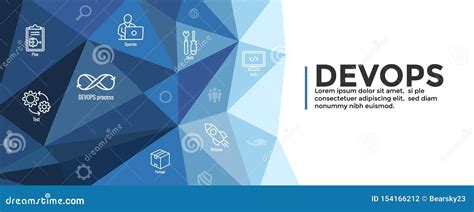 DevOps Icon Set - Dev Ops Web Header Banner Stock Vector - Illustration of integration ...