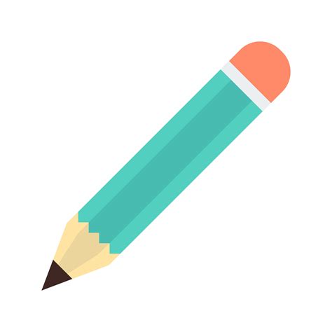 Pencil flat icon 330967 Vector Art at Vecteezy