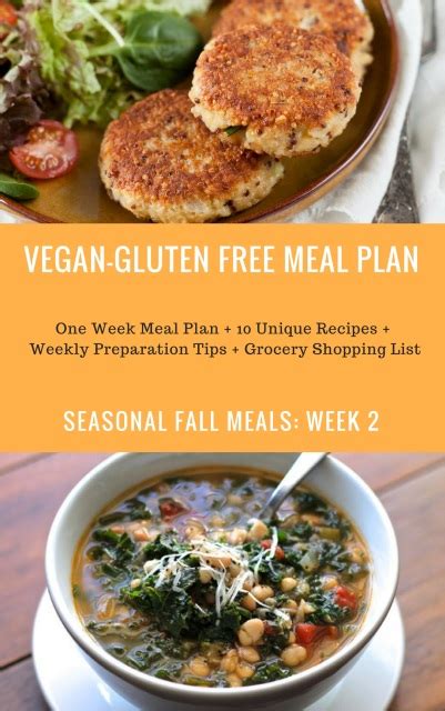 Vegan-Gluten Free Meal Plan: Fall