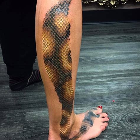 16 Snake Skin Tattoo Designs & Ideas - PetPress