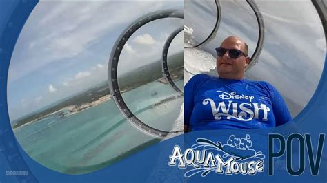 Disney Wish AquaMouse POV Ride Cam • The Disney Cruise Line Blog