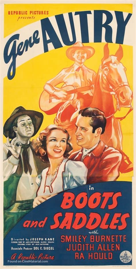 Boots and Saddles (1937) movie poster