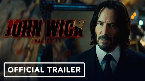 John Wick Chapter 4 - Official Trailer (2023) Keanu Reeves, Donnie Yen ...