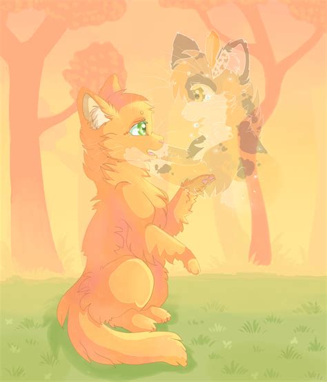 x Firestar and Spottedleaf x by Ambrity on DeviantArt