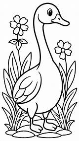 72 Paper duck coloring Page For Kids Download sketch template