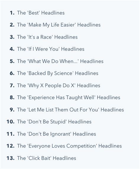 Get More Results With a Big List of Catchy Titles Using These Hacks