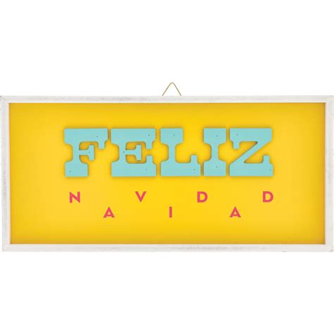 Destination Holiday Feliz Navidad Framed Tabletop Decor - Shop Seasonal ...