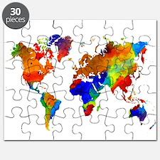 World Map Puzzles, World Map Jigsaw Puzzle Templates, Puzzles Online - CafePress