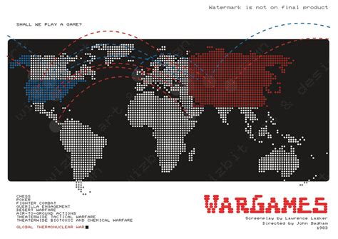 WarGames Movie Poster High Quality Art Print Landscape | Etsy