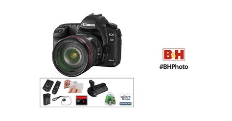 Canon EOS 5D Mark II DSLR & 24-105mm Lens with Basic Accessory