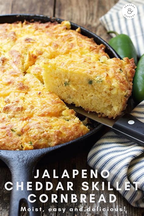 Spice Up Your Table with Jalapeno Cheddar Skillet Cornbread