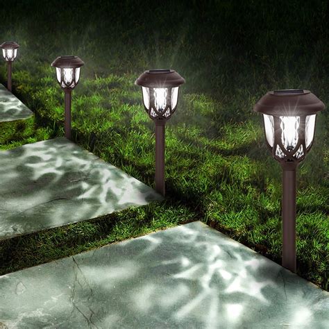 Solar Lights Outdoor Decorative,10 Packs Solar Pathway Lights,Solar Outdoor Lights,Outdoor Solar ...