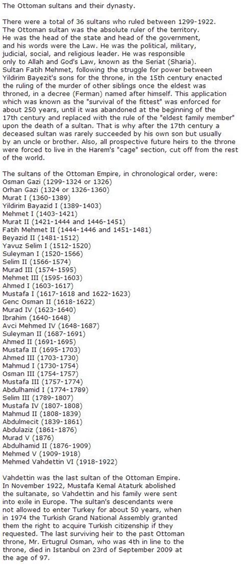 Ottoman sultans in chronological order. | Ottoman, Ottoman empire ...