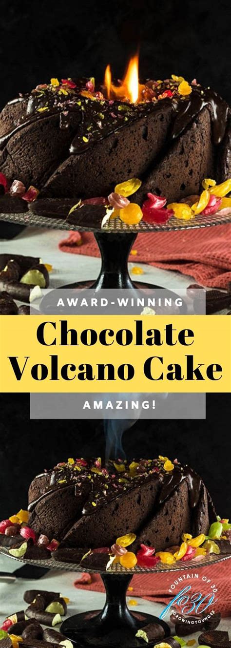 Amazing Award-Winning Double Chocolate Volcano Cake - fountainof30.com