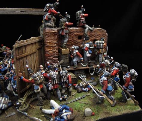 Closing the gates at Hougoumont, 28mm | Uniformi militari, Diorama ...