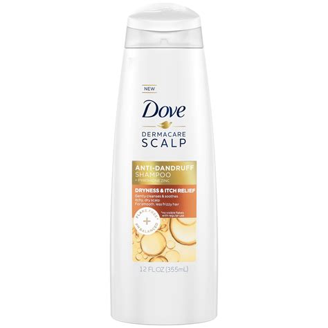 Dove DermaCare Relief Anti Dandruff Shampoo Treatment with Pyrithione ...