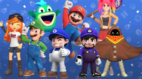 SMB and SMG4 Characters redesign by Mr3210 on DeviantArt