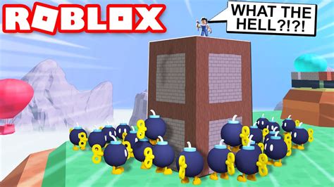 BUILD TO SURVIVE HOARDS OF BOMBS! Roblox - YouTube