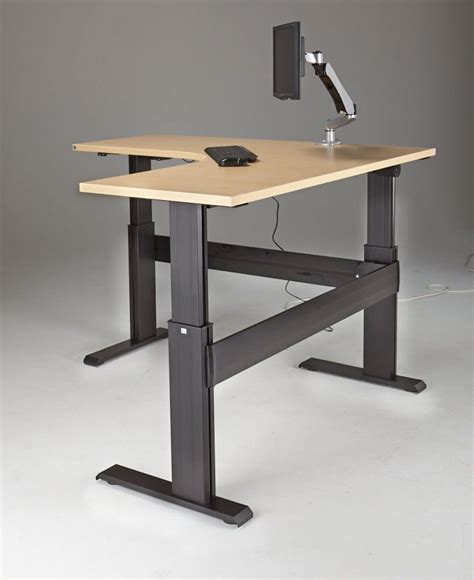 NewHeights Eficiente LT Series L Shaped Electric Sit Stand Desk ...