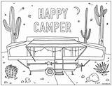 Free Printable Camper Coloring Pages sketch template
