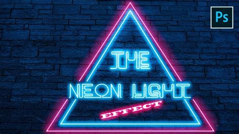 Neon Glow TeXt | Photoshop Tutorial | How to make glowing text in ...