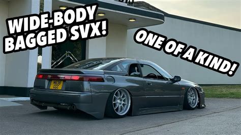 CUSTOM BAGGED WIDE-BODY SUBARU SVX! - PLAYERS CLASSIC PREP - YouTube