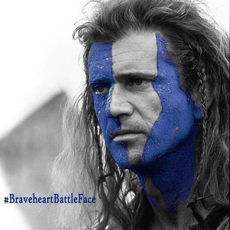 Braveheart battle paint | Colorida