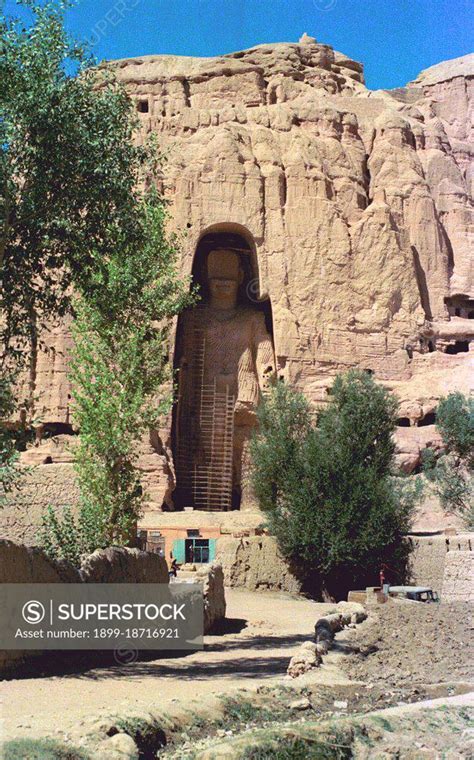 The Buddhas of Bamiyan were two 6th century monumental statues of ...