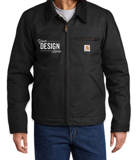 Custom Carhartt Duck Detroit Jacket - Design Work Jackets Online at ...