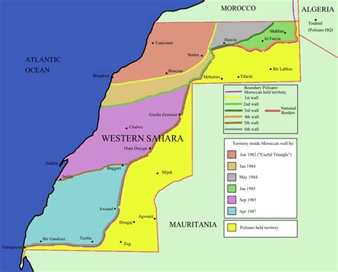 Western Sahara Walls Moroccan • Mapsof.net