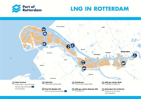 Rotterdam Port Map