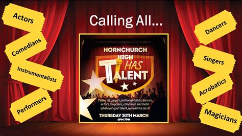 Hornchurch High School » Talent Show Auditions