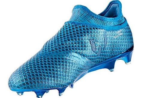 adidas Messi 16+ Pureagility FG - Shock Blue & Silver Metallic - SoccerPro.com | Football shoes ...