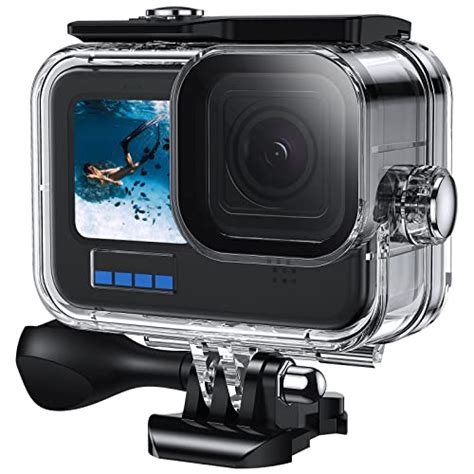 Kuptone Waterproof Case for GoPro Hero 11 / GoPro Hero 10 / GoPro Hero 9 Black, 60M/196FT ...