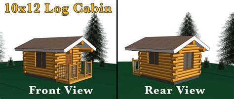 Bluebird 10x12 Log Cabin - Meadowlark Log Homes