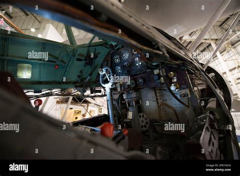 Gloster Gladiator 1 cockpit interior Stock Photo - Alamy