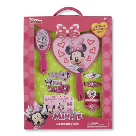 Disney Minnie Mouse Girls' 25-Piece Accessory Set