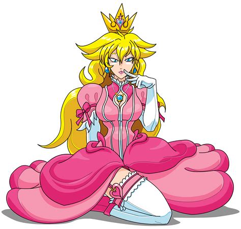 Princess Peach Colored by Ultimatetransfan on DeviantArt