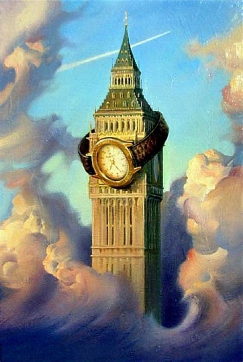 Surreal Clock Painting at PaintingValley.com | Explore collection of ...