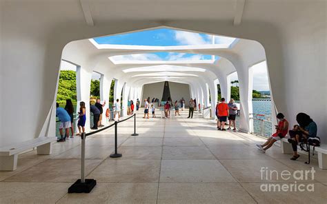 Wide Angle View from Inside the USS Arizona Memorial Photograph by Phillip Espinasse - Fine Art ...