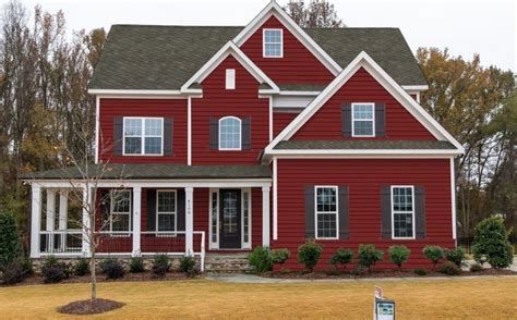 9 Autumn Red Siding Home Design Ideas To Know | Allura USA