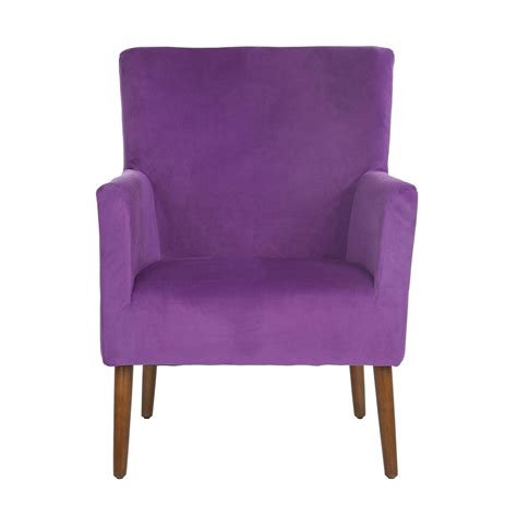 Soho Chair in Purple | Purple furniture, Purple accent chair, Upholstered arm chair