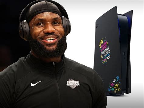 LeBron James Collabs W/ PlayStation To Design Console Cover, Controller