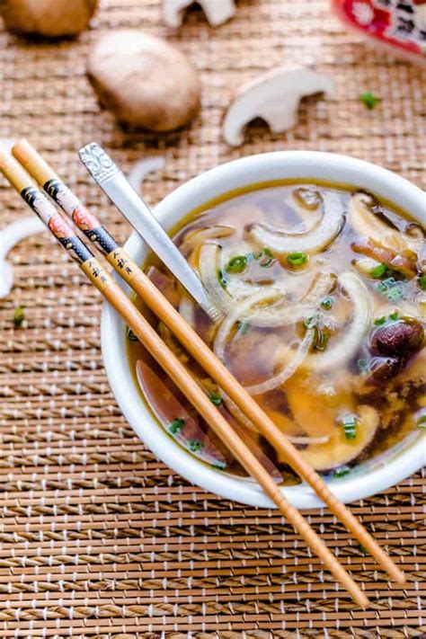 Japanese Onion Soup with Mushrooms | All that's Jas