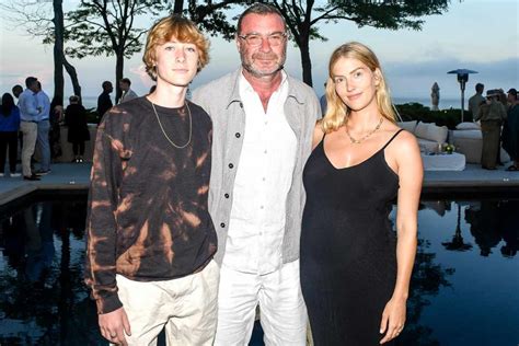 Liev Schreiber Steps Out with Pregnant Girlfriend and Son Sasha in Rare ...