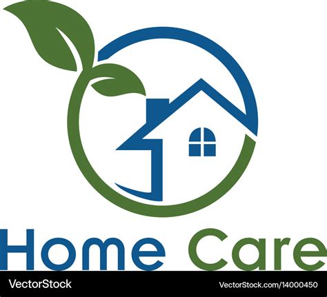 Home care logo Royalty Free Vector Image - VectorStock