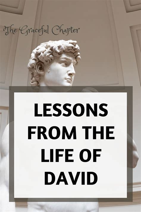 5 Lessons From The Life Of David - The Graceful Chapter